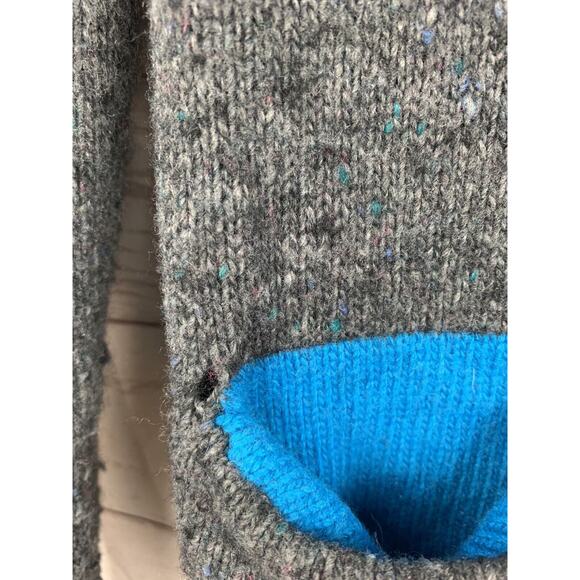 American Eagle Sweater Womens small Gray Wool Button Cardigan Pockets Academia‎ - Picture 6 of 7